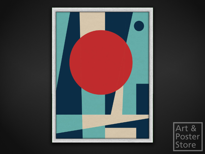 Geometric Abstract | Wall Decor | Mesh Frame with 6 texture options