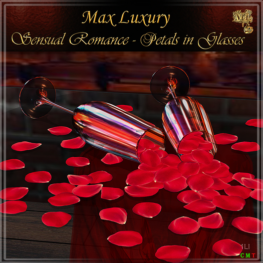 Max Luxury - Sensual Romance - Petals in Glasses