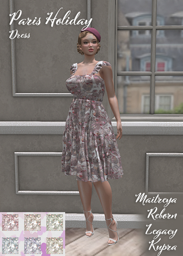 Paris Holiday Dress BOXED
