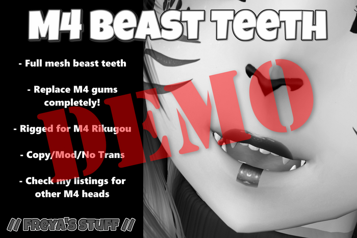 DEMO // FREYA'S STUFF // M4 Beast Teeth Rikugou