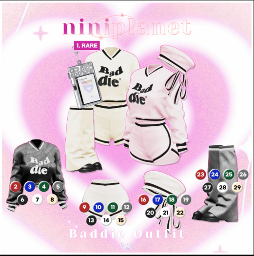 1. NINIPLANET. baddie - legacy RARE