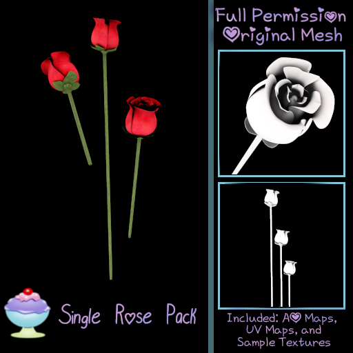 [Sherbert] Full Perm Rose Single Pack (ADD)