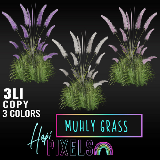 *** HAPI PIXELS *** MUHLY GRASS PACK