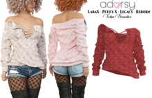 adorsy - Talia Sweater Deep Red - Lara X/Legacy/PetiteX/Reborn