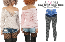 adorsy - Talia Denim Shorts Cornflower - Lara X/Legacy/PetiteX/Reborn