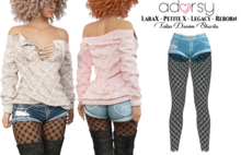 adorsy - Talia Denim Shorts Splash - Lara X/Legacy/PetiteX/Reborn