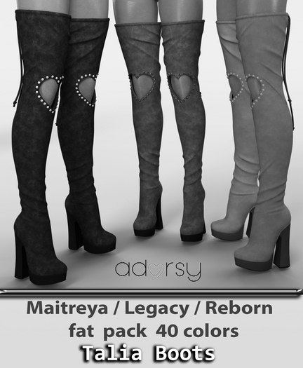 adorsy - Talia Boots DEMO - Lara X/Legacy/PetiteX/Reborn