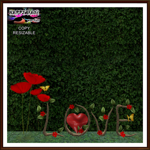 Valentine's - Resizable Love Branches