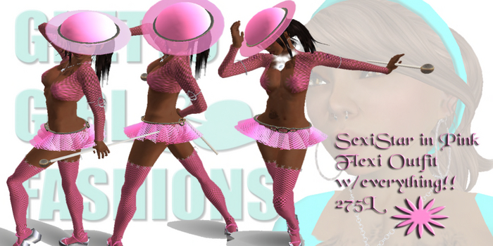 SexiStar in Pink Flexi Outfit