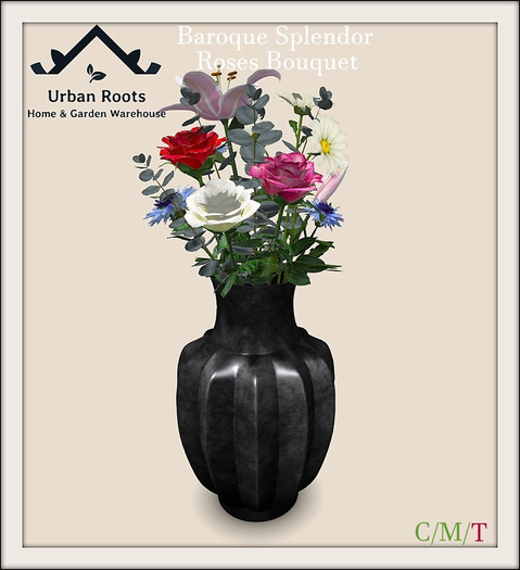 UR Baroque Splendor Roses Bouquet