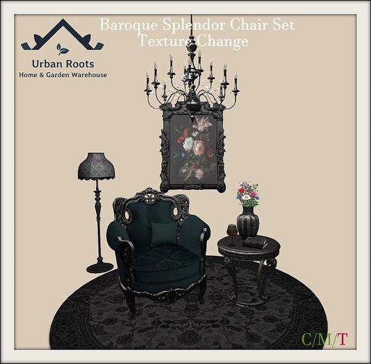 UR Baroque Splendor Chair  Set (PG) 