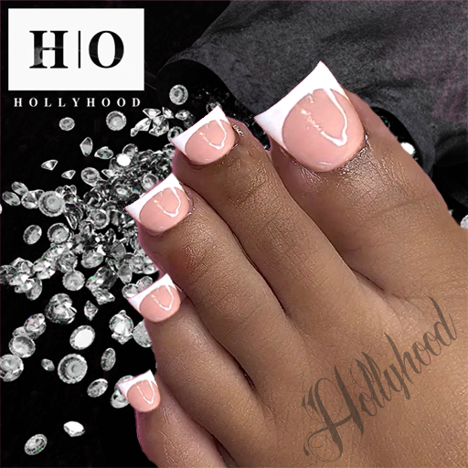 DEMO Hollyhood Pedi - Perfect French Shorty 10 COLORS