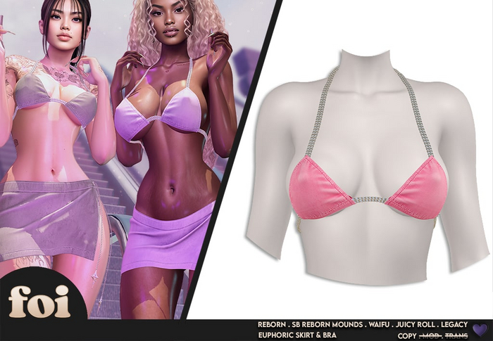 FOI - EUPHORIC BRA . PINK