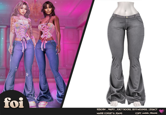 FOI - MARIE JEANS . GREY