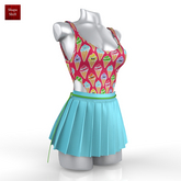 Popsicle Body Skirt Outfit
