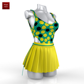 Print Body Skirt Outfit