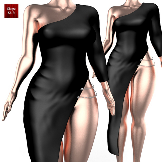 Black Chain Dress