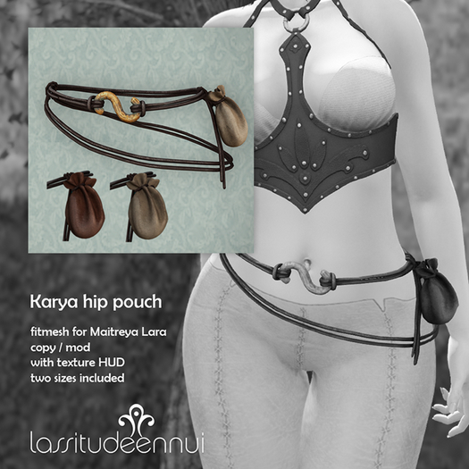 lassitude & ennui Karya hip pouch - tan