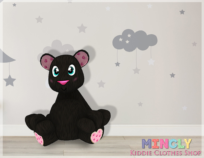 Valentine's Black head teddy