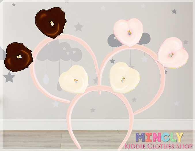 Valentine's Heart Donut Headbands