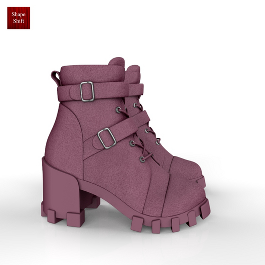 Berry Chunky Boots