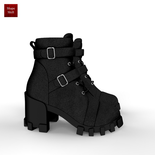 Black Chunky Boots