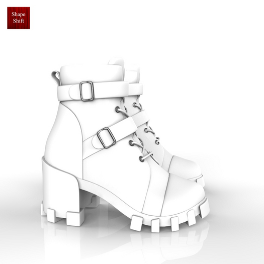 White Chunky Boots