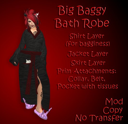 Big Baggy Bath Robe