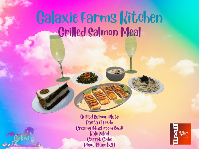 Grilled Salmon Meal (Mystory)