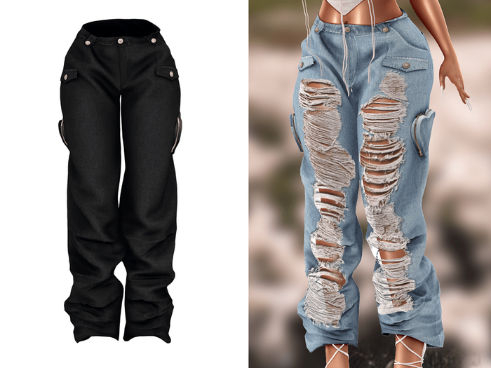 YALLA ~ Lisa Jeans [BLACK]