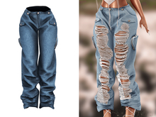 YALLA ~ Lisa Jeans [NAVY]