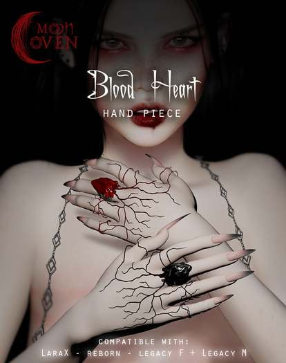 Moon Coven: Blood Heart Ring