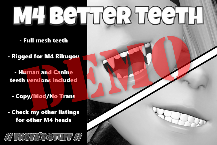 DEMO // FREYA'S STUFF // M4 Better Teeth Rikugou