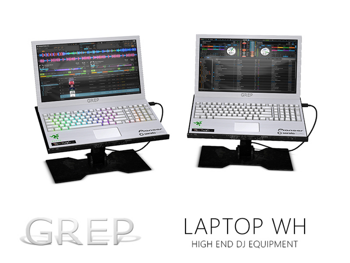 *+:. GREP .:+* Laptop * White - Copy -