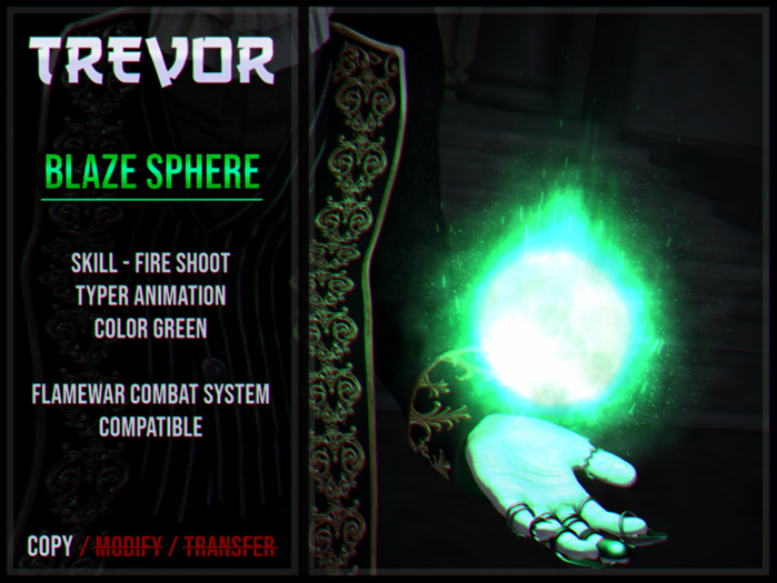 [TREVOR] - BLAZE SPHERE - (GREEN)