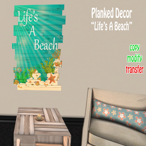 [AmHun] Planked Decor - Lifes A Beach