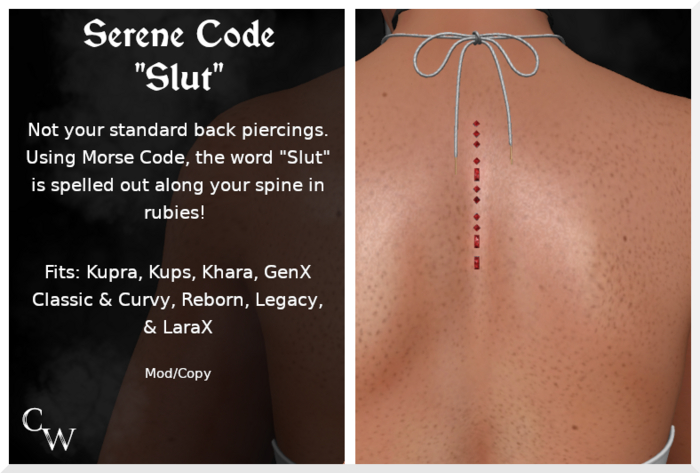 -CW- Serene Code Slut  DEMO