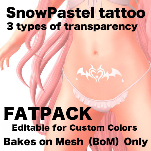 [SnowPastel] BoM logo tattoo fatpack