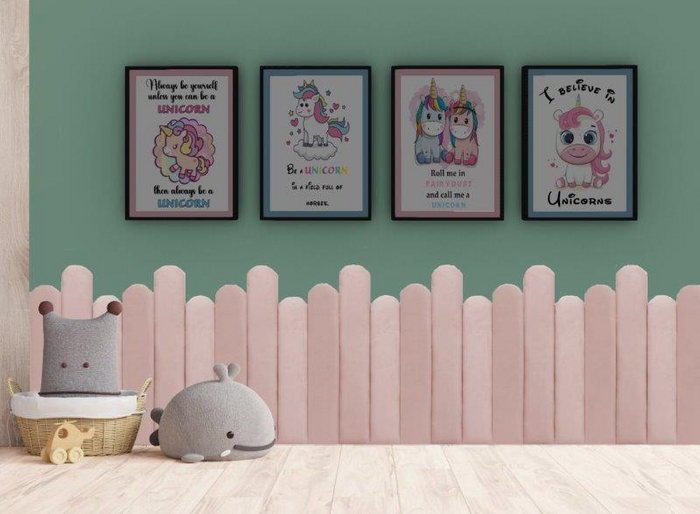 [Tots 'N' Toddlers] ~ UNICORNS Wall Art Set