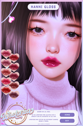 { wistaria } // Hanni Gloss ~ Evo X