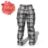 Plaid Cargo Pants