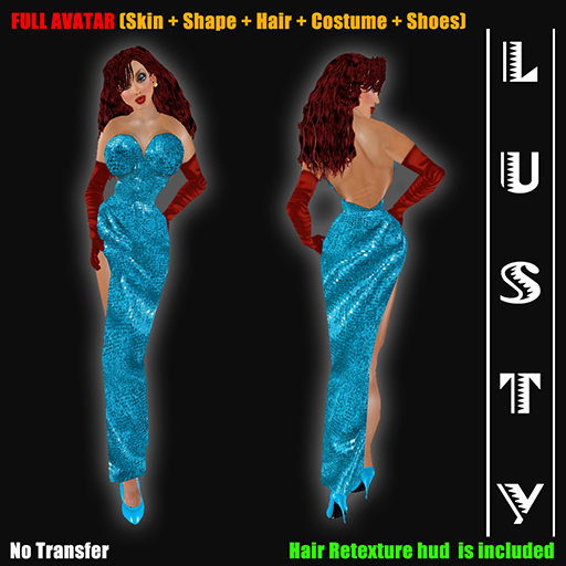 FULL AVATAR "Sexy Miss Rabbit" Blue