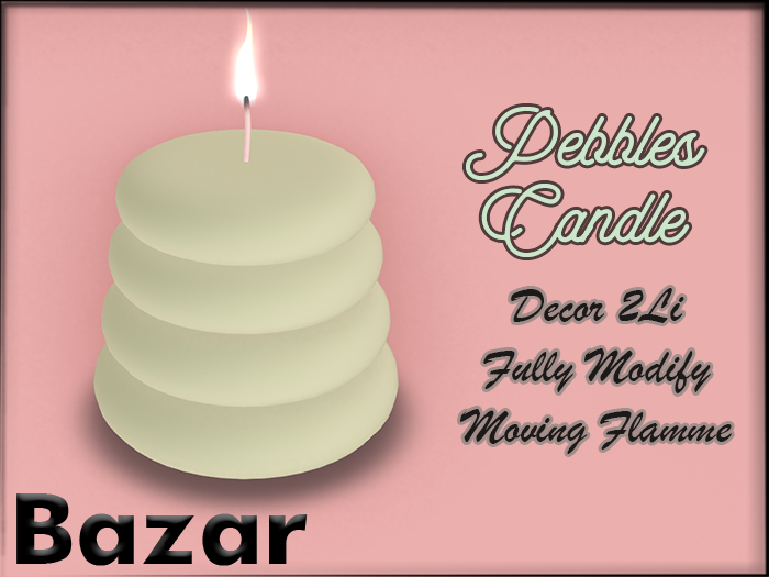 BAZAR - Pebbles Candle