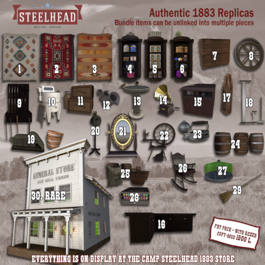 28. STEELHEAD GENERAL STORE [1883 THREAD DISPLAY]