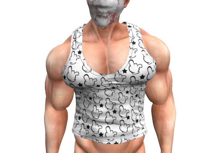 Kario flex basic tank middle finger