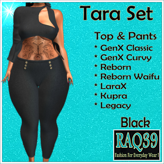 [R39] Tara Set-Black