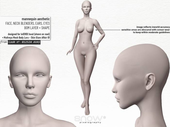 snow* mannequin aesthetics 01524AVAS_Skin PROMO