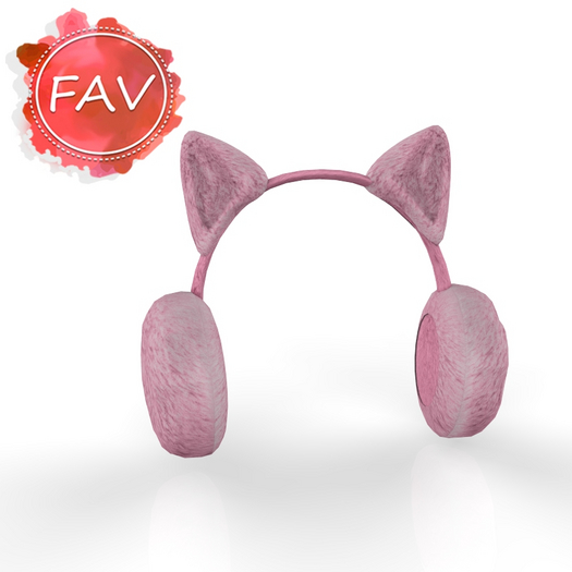 Pink Cat Ear Muffs