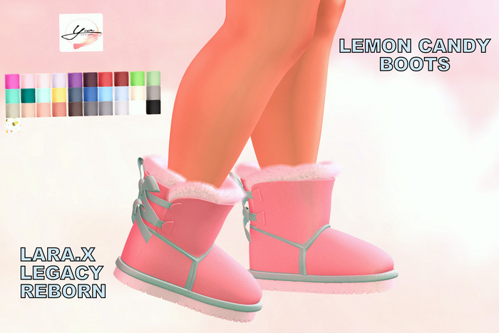 ..YIA.. Lemon Candy Boots Fatpack