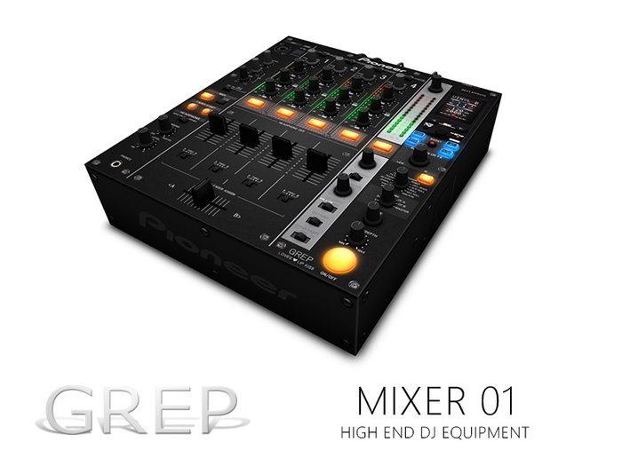 *+:. GREP .:+* Mixer * 01 * Black - Copy -